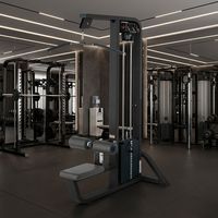 Mesin Latihan Angkat Beban Komersial untuk Latihan Otot Punggung, Latihan Tarik Lengan, dan Latihan Tarik Bawah (Lat Pull Down)