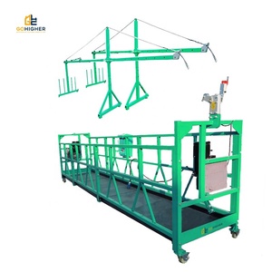 Plateforme suspendue Zlp630 Zlp800 pour travaux en hauteur, berceau suspendu temporaire en câble d'acier, fabricant pour l'entretien des murs extérieurs - Product Image 2