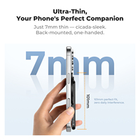 Soporte Magnético para Teléfono K&F Concept de 7 mm, Palo Selfie Plegable para iPhone, Imanes de Doble Cara, Mini Trípode de Bolsillo, Soporte para Teléfono Celular