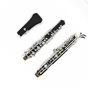 Whole selling popular market high quality silver plated ABS body oboe