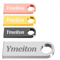 Ymeiton C3 Flashdisk USB 2.0, Pen Drive logam panjang 2GB 4GB 8GB 32GB 128GB 16GB 64GB