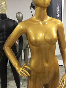 Wholesale <strong>Plastics</strong> <strong>Dummy</strong> Sexy Full Body Abstract Golden <strong>Female</strong> Mannequin - Product Image 3