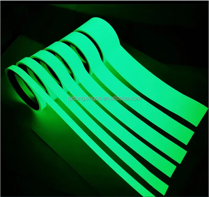 Película luminosa autoluminosa larga, vinilo autoadhesivo fotoluminiscente que brilla en la oscuridad, película de vinilo, cinta reflectante luminosa, seguridad - Product Image 1