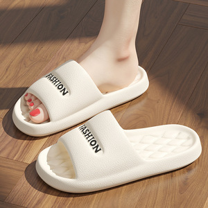 Pantoufles en cuir souple pour hommes et femmes, pantoufles d'intérieur, d'été, antidérapantes, confortables, noires, blanches, roses, vertes, 8051 - Product Image 4