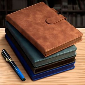 Business Journal Hardcover Notebook PU Leather Color A5 Memo <b>Pad</b> with 100 Sheets for Conference Class Travel School Office - Product Image 3