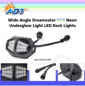 Kit d'éclairage LED RGB pour cales de roues ADT de haute qualité, le plus lumineux, pour UTV, ATV, tout-terrain, 16 millions de couleurs, IP67, éclairage néon sous châssis RZR - Product Image 2