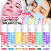 Masque Crème Coréen Nuit au Collagène Rose et ADN de Saumon PDRN – Soin Hydratant et Raffermissant pour une Peau Éclatante – Marque Privée