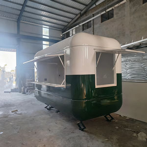 รถขายอาหารเคลื่อนที่ยอดนิยม ขายกาแฟ ชานม ไอศกรีม อาหารจานด่วน อาหารริมทาง ทำจากสแตนเลส - Product Image 3