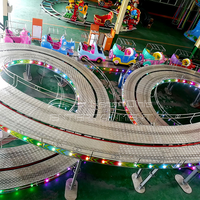 Manèges miniatures sur rail électriques personnalisés en usine, thème dessin animé, à sensations douces, pour enfants, type montagnes russes et navettes, pour fêtes foraines et carnavals