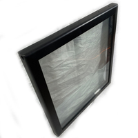 Réfrigérateur à porte vitrée transparente avec cadre en plastique personnalisé, petit réfrigérateur, porte vitrée