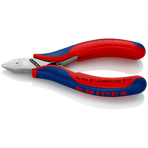 Cortador lateral Knipex para electrónica 77 42 115 Cobre Máx. 1,3 mm Medio Máx. 0,8 mm - Product Image 1