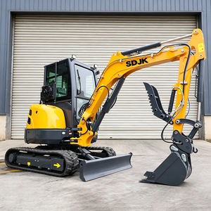 Mini Excavadora SDJK de Fábrica China, Mini Excavadora Diesel para Granja y Hogar, Mini Excavadora de 3.5 Toneladas, Mini Excavadora Multifuncional al por Mayor - Product Image 2