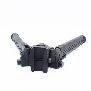 Support de tir tactique mini bipied en alliage d'aluminium à 2 sections pour la chasse en plein air, les loisirs et les sports de luxe - Product Image 5
