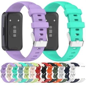 BEEFLYPOWER Bracelet de sport populaire en silicone souple avec boucles métalliques pour <span class=keywords><strong>Huawei</strong></span> <span class=keywords><strong>Band</strong></span> 10/9 <span class=keywords><strong>Band</strong></span> 8 Correa - Product Image 1