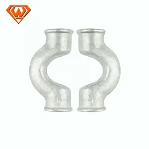 스톡 재료 Tps <span class=keywords><strong>Gi</strong></span> 가단성 철 파이프 피팅 크로스 오버 - Product Image 2