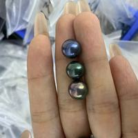 Perle d'eau douce ronde naturelle de 9-10 mm, perle Edison, perle en vrac pour la fabrication de bijoux