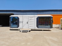 Casa Capsula Spaziale di Alta Gamma, Casa Anti-freddo per Glamping Hotel con Bagno e Camere da Letto, Casa Container Prefabbricata Mobile