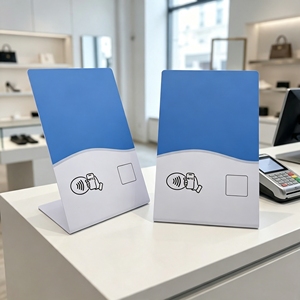 Tarjeta de Visita NFC N215 de PVC de Alta Calidad Personalizada de Fábrica (13.56 MHz) Resistente al Agua con Soporte de Escritorio y Función de Retroalimentación - Product Image 5