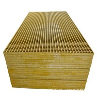 Grilles de sol en fibre de verre FRP GRP Grille moulée en plastique renforcé de fibre de verre