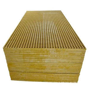 FRP GRP צורם פיברגלס רצפת גריל סיבי זכוכית מחוזק פלסטיק יצוק גריל - Product Image 3
