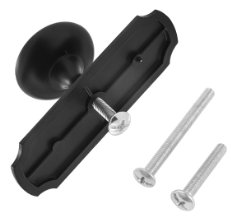 Puxadores Vintage em Zinco Preto Fosco, Puxadores Retos Retrô Duráveis para Armários de Cozinha e Gavetas, Outros Acessórios - Product Image 5