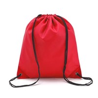 Sac à dos de sport pliable unisexe en polyester, populaire et promotionnel, avec cordon de serrage, disponible en plusieurs couleurs