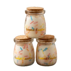 Cute Candy Style Glass Container Scented Candle Handmade Aromatherapy Candle For Party Souvenir Home Ornament - Product Image 6