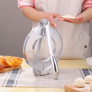 Meksika Alüminyum Alaşımlı El Yapımı Dairesel Kek Presi, Mantı ve Erişte Hamuru Kalıbı - Product Image 2