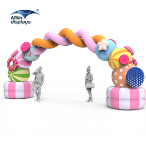 Arco Inflable Navideño de Tela Oxford, Impermeable, Resistente al Sol, Portátil, para Fiestas, Estudios, Centros de Operaciones, Hoteles - Product Image 4