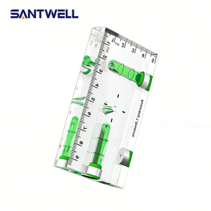 Mini Magnetic Spirit Level Acrylic High Accuracy <b>Bubble</b> Level 75-102mm with Horizontal Vertical & 45 Degree <b>Tube</b> Leveling Tool - Product Image 5