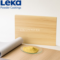 Pintura en Polvo con Textura de Madera LEKA, Fácil Aplicación, Alta Cobertura para Piezas Metálicas de Puertas