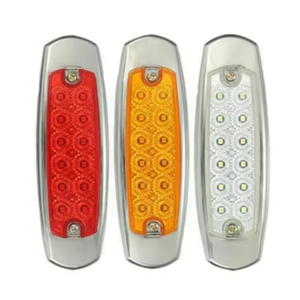 Mini Luz LED Blanca Ámbar de Advertencia Lateral para Camión y Remolque, 24V 1W, Uso Todoterreno - Product Image 3