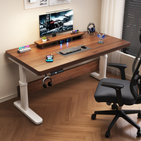 Bureau de style moderne en bois massif réglable en hauteur électrique pour la maison chambre à coucher étude ou établi pour les jeux