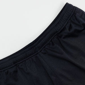 Short de basketball en maille noir personnalisé de haute qualité pour hommes, short de sport design - Product Image 4