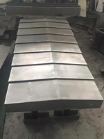 Soufflet télescopique en acier pour la protection des machines CNC robustes |   Couverture télescopique en acier pour soufflet |   Soufflet télescopique en acier