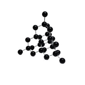 Modèle de structure de diamant de qualité supérieure, instrument pédagogique de <span class=keywords><strong>chimie</strong></span> du <span class=keywords><strong>lycée</strong></span> - Modèle de géométrie moléculaire du diamant, métaux écologiques - Product Image 1