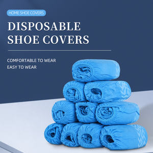 100 pièces couvre-chaussures en plastique jetables couvre-chaussures pantoufles pour hommes - Product Image 2