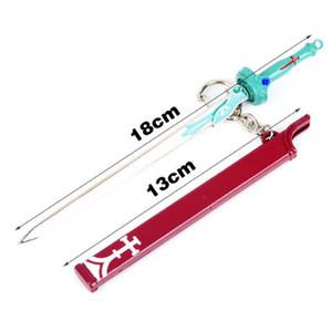 Porte-clés Anime en boîte colorée <span class=keywords><strong>Kirigaya</strong></span> <span class=keywords><strong>Kazuto</strong></span> Asuna Pendentif en métal Sword Art Online Arme Épée Porte-clés - Product Image 5