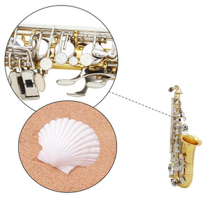 Saxophone alto professionnel en Mi bémol OEM, clé dorée/argentée, <span class=keywords><strong>coque</strong></span> blanche, instrument de musique, vente en gros - Product Image 6