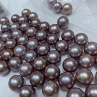 Vente en gros AAAAA qualité naturelle 11-12mm forme Edison ronde perle d'eau douce pour la fabrication de colliers et de boucles d'oreilles