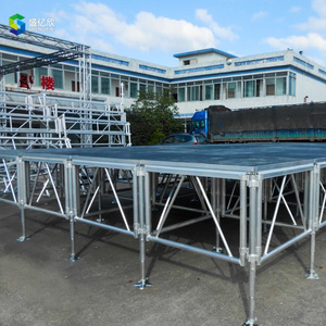 Di động ngoài trời Hợp kim nhôm di động có thể tháo rời sân khấu nền tảng có thể gập lại thiết kế cho các sự kiện buổi hòa nhạc đám cưới & giàn hiển thị - Product Image 6