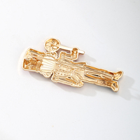 Broche en métal personnalisée Casse-Noisette, épinglette émaillée personnalisée, broche de revers de Noël en strass pour la décoration de vêtements