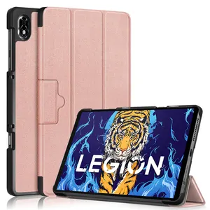 Slim Trifold Stand PU Leather Smart Cover Tablet PC Case for Lenovo Legion Y700 8.8'' 2022
