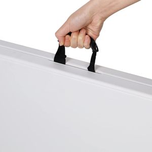 Mesa rectangular de 6 pies, mesa plegable de plástico con tapa de HDPE, mesa de exterior de plástico conveniente al por mayor - Product Image 4