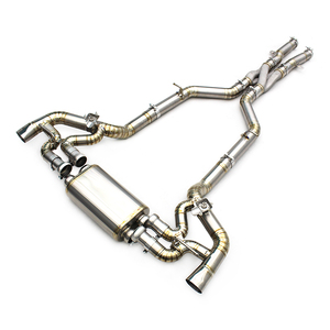 Échappement Catback sur mesure pour Mercedes-Benz AMG GT/GTS C190 4.0T 2014-2023, silencieux en titane Boska avec valve OEM - Product Image 1