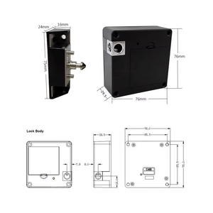 ล็อค RFID ล็อคตู้อิเล็กทรอนิกส์, ล็อค DIY แบบซ่อนพร้อมสาย USB สำหรับตู้ไม้ ลิ้นชัก ตู้เก็บของ - Product Image 4