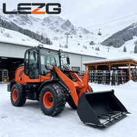 Mini-chargeuse sur pneus directe usine, compatible avec les accessoires, 1-5 tonnes, diesel, 4x4, couleur personnalisée, service OEM