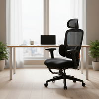 Chaise de bureau ergonomique moderne en fer, certifiée BIFMA, personnalisable avec accoudoirs réglables 6D pour le bureau à domicile – Vente en gros fabricant