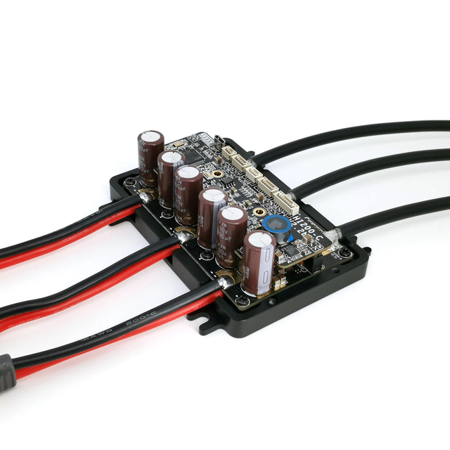 Reacher Tech VESC FOC 16S 200A 15KW BLDC ESC High Power Electric Scooter Controller for Industrial Robot Skateboard E-Bicycle