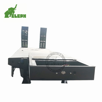 Fabricant chinois de semi-remorques à plateau basse de grande capacité, remorque à plateau basse à 3 essieux pour le transport d'équipements